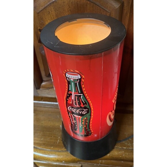 Coca Cola 12" Electric Lamp Can Light Bar Lamp Coke-Sparkling Spin Motion No cap - Picture 3 of 7